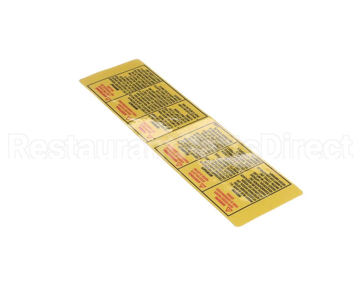 61325 Grindmaster Cecilware Decal, Tank Drain Hose