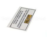 61534 Henny Penny Label-Caution Oil Return Line