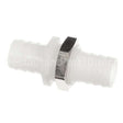61760 Compatible Blodgett Fitting, Bulkhead, 1/2 Hose