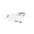 61889 Compatible Grindmaster Label, Power On/Off Pic
