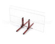 63-13815-1 Federal Industries Wire Shelf,Wh 21.88X44.63 Powd