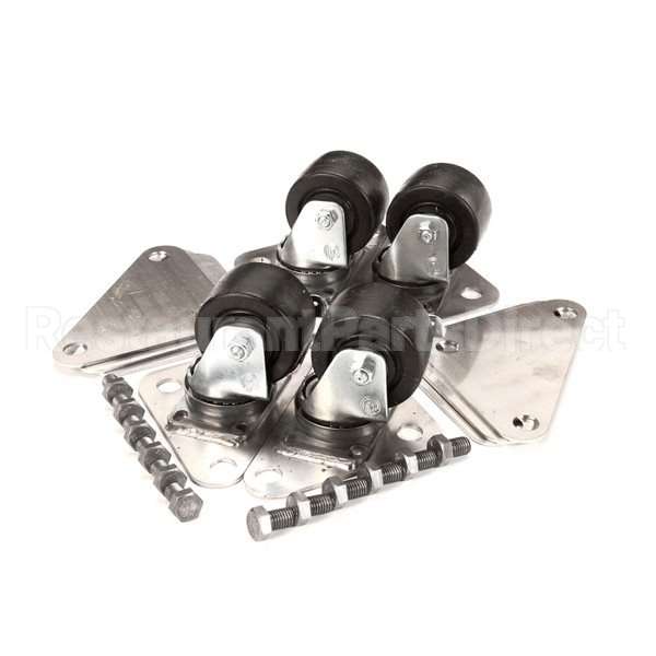 6308 Compatible Blickman Casters, Low Profile-Set Of 4