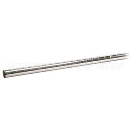 63UP Compatible Intermetro Post, Caster, 63", Chromepltd