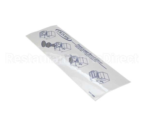 6401-5088 Oliver Nameplate-Operation Fr Ld Slcr
