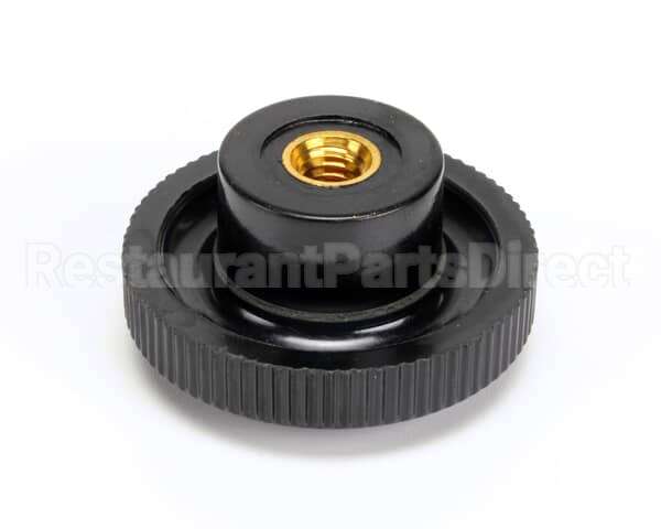 64065 Saniserv Knob, Plas Blk 1-7/8