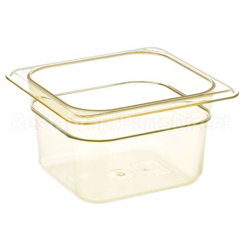 64HP Compatible Cambro 1/6 High Heat Food Pan Amber