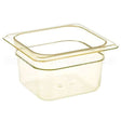 64HP772 Compatible Cambro 1/6 High Heat Food Pan Amber