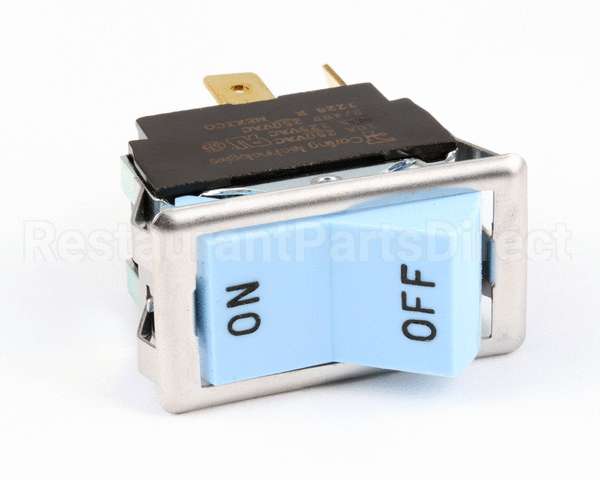 6500 Blodgett Switch, Rocker, Dpst, Blue