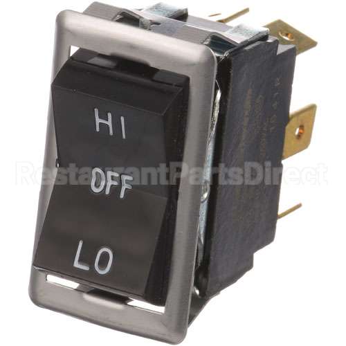 6503 Compatible Blodgett Rocker Switch 7/8 X 1-1/2 Dpdt Ctr-Off