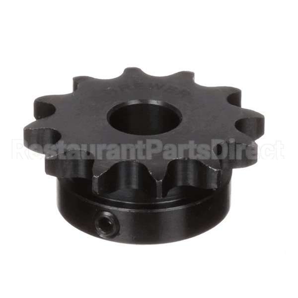 65141 Compatible Middleby Sprocket, #40 12T 5/8 Bo Re