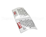 66444 Henny Penny Label-Operational Hazards