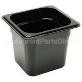 66CW(110) Compatible Cambro Pan Sixth X 6 Black -110