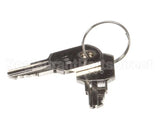 67876 Perlick Key, Lock, Sliding Door, Black