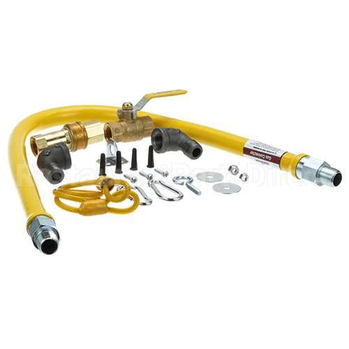 68005953 Compatible Dormont Mavrik Gas Hose Kit, 1/2" X 36"