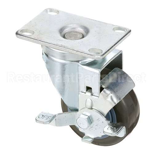 6C523001PPPGTLB Compatible Kason Kason 3 In Plate Caster Swivel, W/ Brake