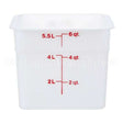 6SFSP148 Compatible Midwest Appliance Parts Container Sq 6Qt -148 Poly/White