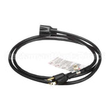 6WH0040P Nu-Vu Cord Set,6Ft Long,20 Amp,125V,