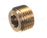 7002625 Antunes Plug, 1/2", Flush, Br