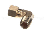 7002672 Antunes Elbow, 1/2"T X 3/8"Mpt, Br