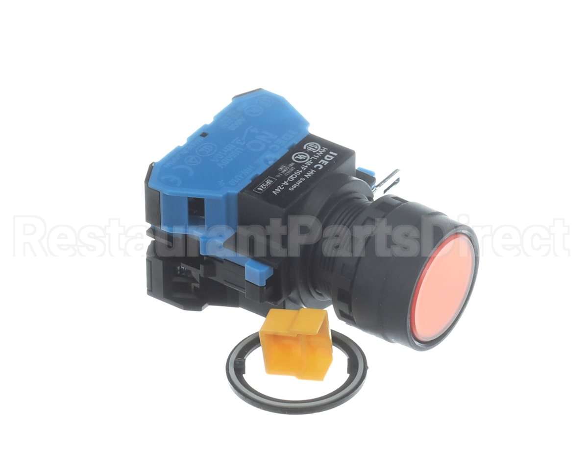 7002781 Antunes Push Button Flush Amber Illuminated