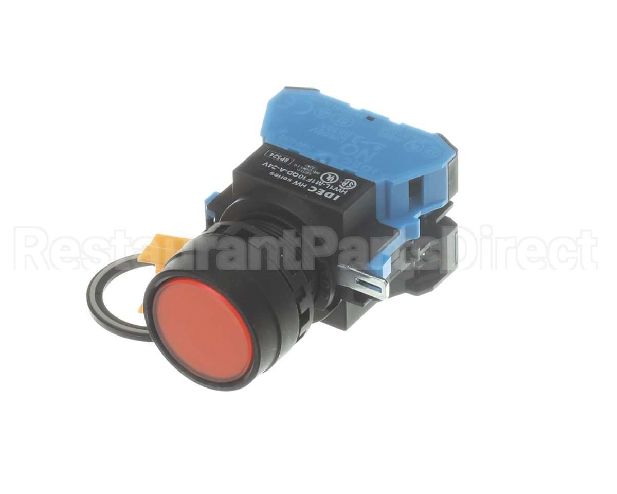 7002781 Antunes Push Button Flush Amber Illuminated