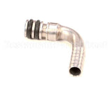 7049 Multiplex Inlet Fitting 1/4 90 Degree Dbl O-