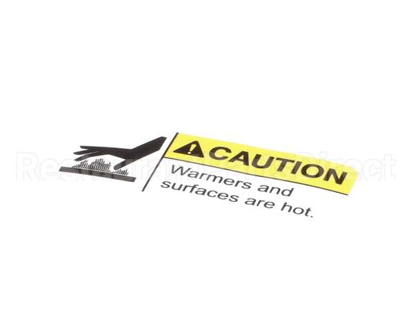 71509 Grindmaster Cecilware Decal,Caution Hot