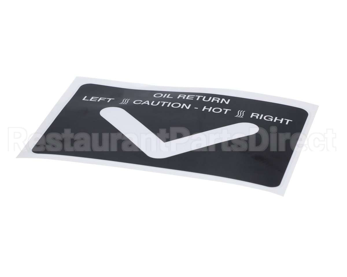 71777 Henny Penny Label Oil Return 34X