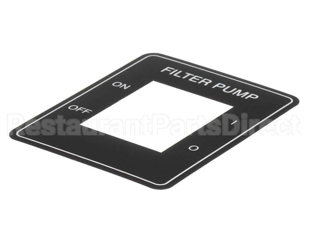 72647 Henny Penny Label-Powerfilter Switch