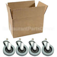 7380-L1 Compatible Rubbermaid 2 1/2 In Caster Kit Set Of 4