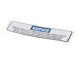 75025 Henny Penny Label - Filter Notice