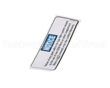 75025 Henny Penny Label - Filter Notice