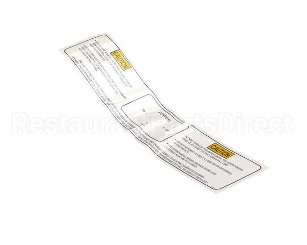 75690 Henny Penny Label-Power/Pump/Melt