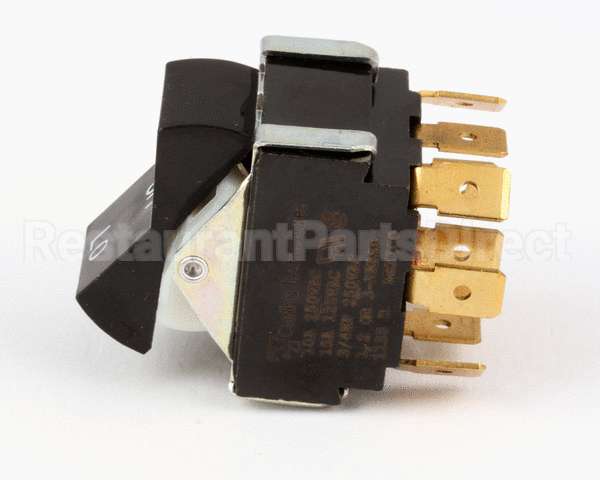 7636 Blodgett Switch, Rocker, 3Pdt, Black