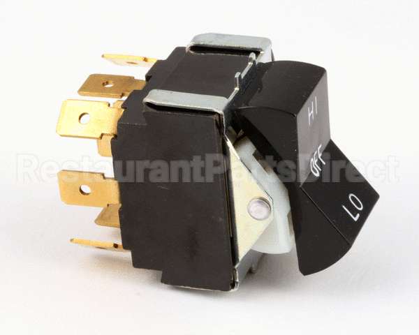 7636 Blodgett Switch, Rocker, 3Pdt, Black