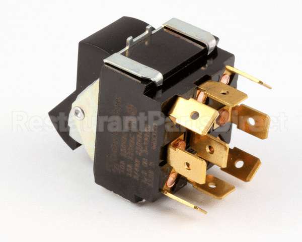 7636 Blodgett Switch, Rocker, 3Pdt, Black