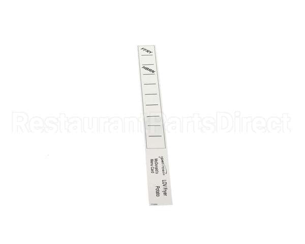 77250 Henny Penny Menu Card-Potato-Lov