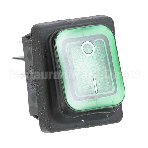 78-233S Compatible Prince Castle Switch - Rocker, Lighted (Green)