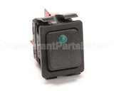 781870 Newco Switch,Black Rocker W/Grn