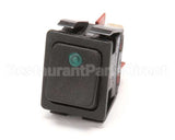 781870 Newco Switch,Black Rocker W/Grn