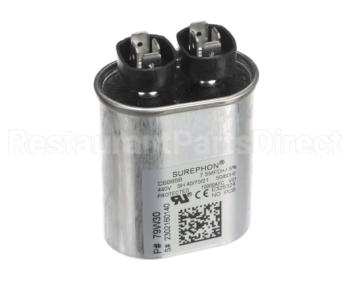 79W30 Lennox Run Capacitor, 7.5 Mfd, 440V, Oval