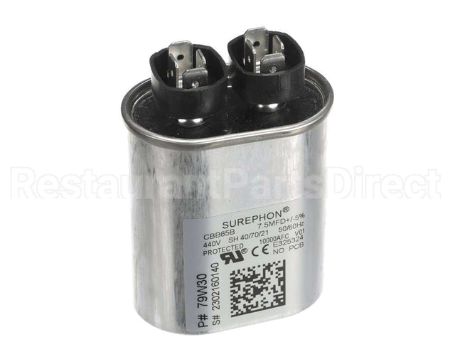 79W30 Lennox Run Capacitor, 7.5 Mfd, 440V, Oval