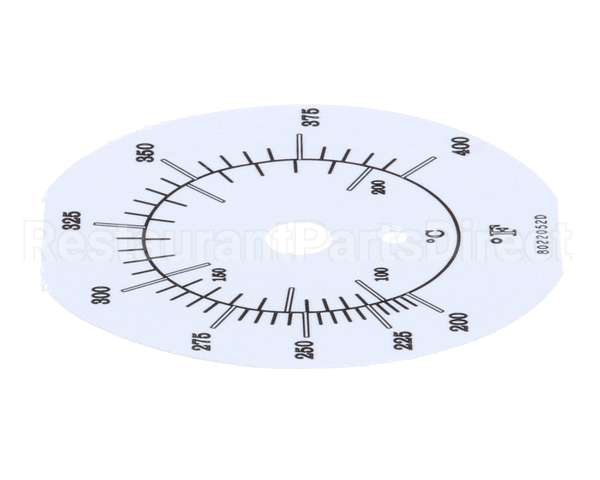 8022052 Frymaster Label, Tmt Dial