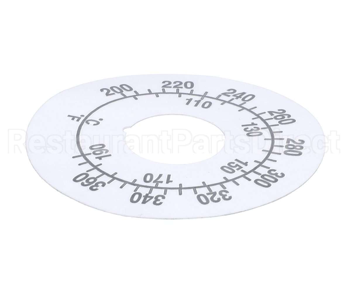 8022198 Frymaster Label, Tmt Dial Econo Fryer
