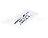 80314 Server Hand Wash Only Label