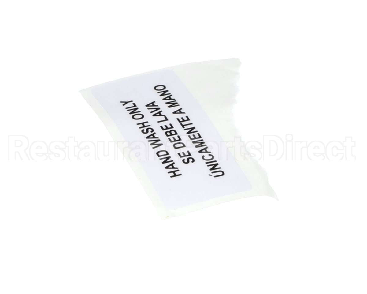 80314 Server Hand Wash Only Label