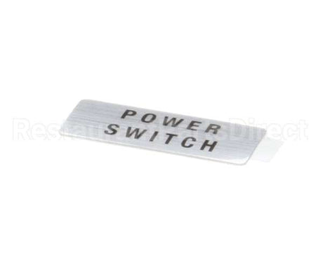 806-329D Beverage Air Label Power Switch H