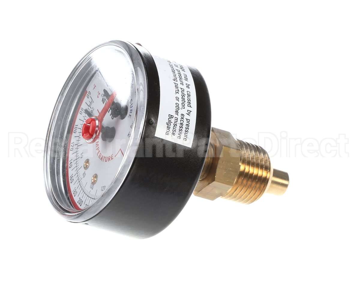 807000081 Rinnai T&P Gauge 1/4" Npt + Lock 1/2"
