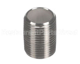 8130900 Frymaster Nipple, 1/2 X Close Npt S/S