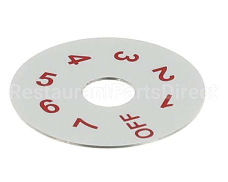 82-0141 Beverage Air Dial Plate - Thermostat